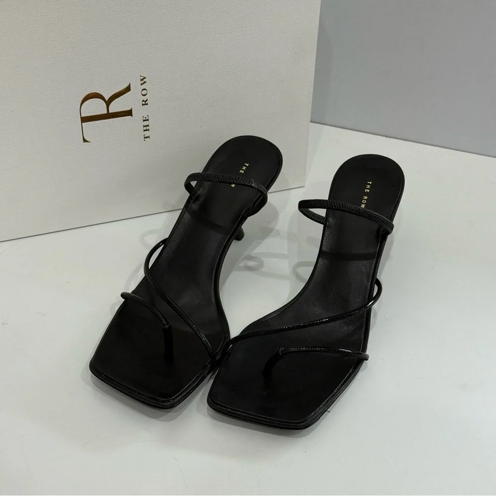 The Row Women's Black Sandals - Picture 1 of 5